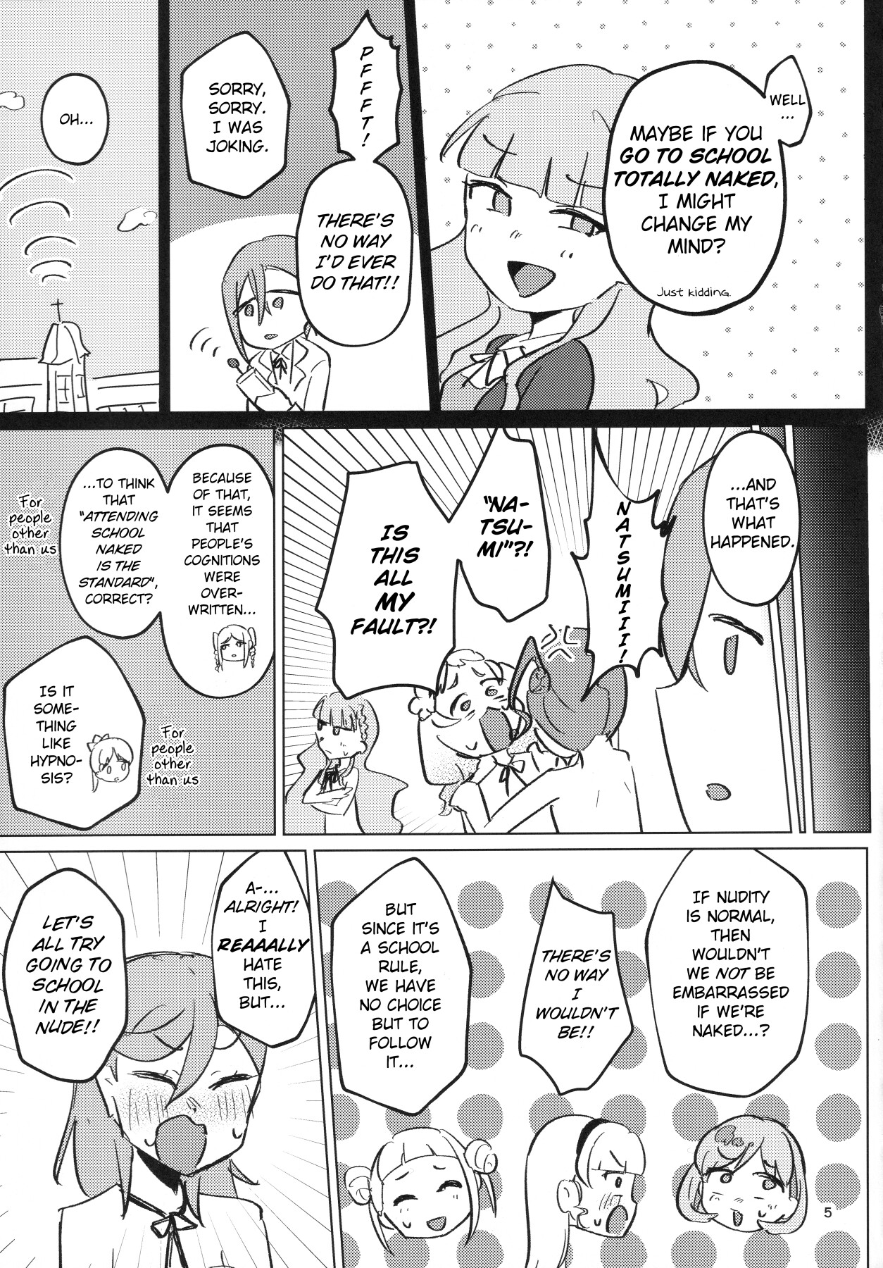 Hentai Manga Comic-Going to School Naked is the Standard-Read-6